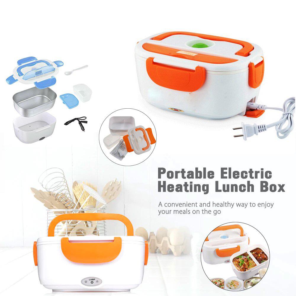 Portable heating lunch box, electric with lid and handle Portable heating lunch box, electric with lid and handle